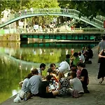 Quiet Apt 2Rooms Big Kitchen Canal Saint Martin